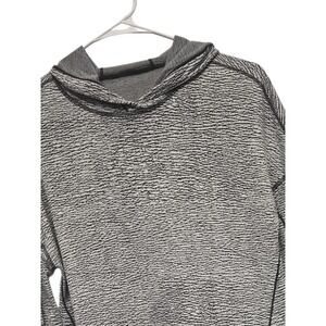 Lululemon Squad Goals Hoodie Sheer Luon Pebble Jacquard V1 White Black